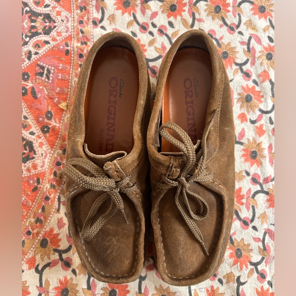Clark’s originals wallabee suede shoes women’s size 7